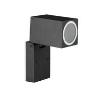 1 pz Wall Fitting GU10 Adjustable Head Aluminum 1 Way IP44