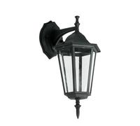1 pz Wall Lamp E27 Matt Black Down