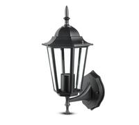 1 pz Wall Lamp E27 Matt Black Up