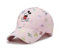 1 Pza Gran Oferta Gorra de Dibujos Animados for Mujer Mickey Mouse béisbol Ropa de Calle Femenina Sombrero de papá(Pink)
