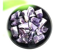 1 Pza Natural Mini Dream Amatista Columna Prisma Hexagonal Cuarzo Decoración del hogar Para Fengshui Reiki Piedras naturales y minerales-20-40mm