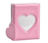 1 Pzs Mini Álbum de Fotos Album para Fotos de 3 Pulgadas Mini Album para Photos Pequeño Album Fotos de 32 Bolsillos para Polaroid Fujifilm Instax Mini 7s 8 8+ 9 11 25 50s 70 90 (6x9.8cm) (Rosa)