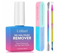 1 quitaesmalte de uñas en gel para uñas, fácil y rápido de quitar en 3 - 5 minutos, sin papel de aluminio, sin remojo, incluye juego de colores - 15 ml (1 unidad)