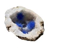 1 racimo de cristal de ágata de 210-310 g, cuarzo simbiótico de goethita