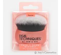 1 REAL TECHNIQUES Rostro+Cuerpo Batidora Brocha Base "RT-1854" De alegría