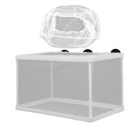 1 red aislante para peces con repuesto y caja de aislamiento, incluye ventosa para incubadoras de jóvenes