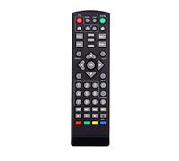 1 reemplazo de Control Remoto Universal con función de configuración for TV DVB-T2 Control Remoto Negro Control Remoto de televisión