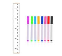 1 Regla De Altura Para Niños, 8 Pinceles, Regla De Altura De Lienzo, Medidor De Altura Para Niños, Regla Cole De Altura De Procesamiento, Dispositivo De Medición