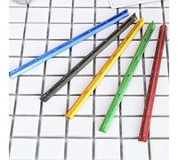 1 regla de escala triangular de aluminio de 15 cm, regla métrica para arquitectos ingenieros 1:20, 1:25, 1:50, 1:75, 1:100, 1:125 (azul)