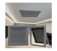 1 rejilla de aire de retorno (tamaño de apertura del conducto), cubierta de ventilación de retorno de aire CA, cara/puerta desmontable for pared lateral techo(Grey HxW,14x28in)