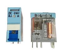 1 relé C12-A21X DC24V, 5 A, 250 V CA, 8 Pines