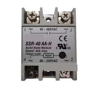 1 relé de estado sólido monofásico SSR-10AA, 25AA, 40AA, 50AA, 75AA, 05DD, 10DD, 25DD, 50DD, 75DD -H(SSR-50DD-H)
