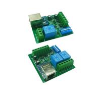 1 relé de red de CC de 12 V y 24 V, Ethernet a RS485, servidor serie LAN, RJ45, Modbus, MQTT, TCP, UDP, módulo IO.(2CH,12V Only Board)