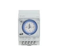 1 relé de tiempo SUL181d, temporizador mecánico de instalación en pista, 220 V, interruptor de control de tiempo industrial de 24 horas.