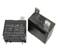 1 relé SFK-112DM de 12 V y 20 A (102 F, 12 V y 20 A/25 A) de 4 pines Industrial Electrical Relays