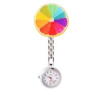 1 Reloj de Bolsillo con para, terapeutas, Relojes de Bolsillo para Hombre, Reloj de Bolsillo para Enfermeras, cronometradores del sanatorio, carbón, 10 * 3.8cm