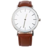 1 reloj de pulsera de PU para hombre, con correa de PU, de cuarzo, ideal como regalo para su marido.