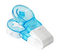 1 removedor de pastillas portátil, pastillero para abridor de blister, cortador de tabletas y dispensador para pastillas, pastillas fáciles de sacar para viajes en casa Azul claro