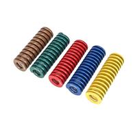 1 resorte de compresión en espiral (diámetro exterior: 16 mm, diámetro: 8, longitud: 25-75 mm)(L40mm,Yellow/OD 16mm X ID8mm)