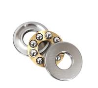 1 rodamiento axial de bolas plano, pequeño, F2-6M, F2.5-6M, F3-8M, F5-10M, F6-12M, F7-15M, F8-16M, F10-18M, F12-21M, F12-23M, 3 en 1(F10-20M-10x20x6.5)