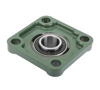 1 rodamiento de bloque de almohadilla UCF204/205/206/207/208/209/210 con brida cuadrada, rodamiento montado verde