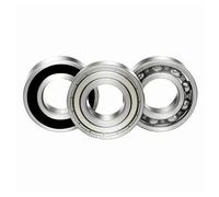 1 rodamiento rígido de bolas Gcr15 de 25-21 piezas, 6303, 6304, 6305, 6306 y 6307, abierto, ZZ 2RS(6306 ZZ 30x72x19mm)