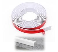 1 rodapié de 1 cm x 4 m, flexible, autoadhesivo, rollo impermeable, fácil de cortar, para puertas, ventanas, paredes, cocina, bricolaje y renovación