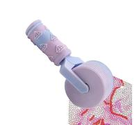 1 rodillo de diamantes de imitación, herramienta de rodillo de pintura con diamantes de imitación impresos en 3D, suministros de manualidades impresos en 3D, rodillos de bordado de diamantes de