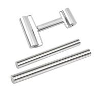 1 Rodillo De Doble Extremo Y 2 Rodillos Rectos, Rodillos De Acero Inoxidable, Herramientas Para Hornear, Herramienta De Rodillo Multifuncional