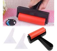 1 Rodillo De Pintura Con Diamantes, 2 herramientas de raspador triangular de pintura, Juego De Herramientas De Accesorios Para Pintura De Diamantes, Para Pintura De Bricolaje Amantes Del Arte Del