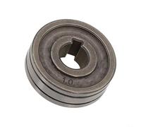 1 rodillo de ranura en V de acero para soldadores MIG, diseñado para adaptarse al eje del motor de varios modelos, incluyendo (0.8-1.0)