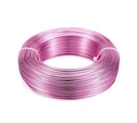 1 Roll Multi-colors Aluminum Wire Jewelry Findings for Jewelry Making DIY Necklace Bracelet 0.8mm 1mm 1.5mm 2mm 3mm 4mm 5mm 6mm(Pink,3mm 25m)