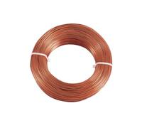 1 Roll Multi-colors Aluminum Wire Jewelry Findings for Jewelry Making DIY Necklace Bracelet 0.8mm 1mm 1.5mm 2mm 3mm 4mm 5mm 6mm(Sienna,3mm 25m)
