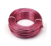 1 Roll Multi-colors Aluminum Wire Jewelry Findings for Jewelry Making DIY Necklace Bracelet 0.8mm 1mm 1.5mm 2mm 3mm 4mm 5mm 6mm(Cerise,2mm 55m)