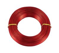 1 Roll Multi-colors Aluminum Wire Jewelry Findings for Making DIY Necklace Bracelet 0.8mm 1mm .5mm 2mm 3mm 4mm 6mm(Red,0.5-0.6mm 280m)