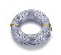 1 Roll Multi-colors Aluminum Wire Jewelry Findings for Making DIY Necklace Bracelet 0.8mm 1mm .5mm 2mm 3mm 4mm 6mm(Lilac,2.5mm 35m)