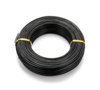 1 Roll Multi-colors Aluminum Wire Jewelry Findings for Making DIY Necklace Bracelet 0.8mm 1mm .5mm 2mm 3mm 4mm 6mm(Black,4mm 16m)