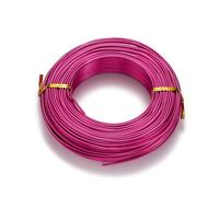 1 Roll Multi-colors Aluminum Wire Jewelry Findings for Making DIY Necklace Bracelet 0.8mm 1mm .5mm 2mm 3mm 4mm 6mm(MediumVioletRed,3mm 25m)