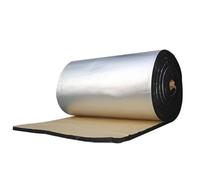 1 Rollo 3/5/6/10Mm 50Cm X 200Cm Almohadilla Aislante Ruido Para Automóvil Ignífuga Calor Papel Aluminio Amortiguadora Sonido Motor Aislante Térmico(50x200cmx10mm A)