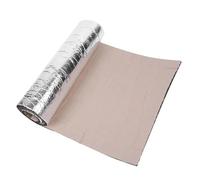 1 Rollo 3/5/6/10Mm 50Cm X 200Cm Almohadilla Aislante Ruido Para Automóvil Ignífuga Calor Papel Aluminio Amortiguadora Sonido Motor Aislante Térmico(100x40cmx5mm)