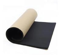1 Rollo 3/5/6/10Mm 50Cm X 200Cm Almohadilla Aislante Ruido Para Automóvil Ignífuga Calor Papel Aluminio Amortiguadora Sonido Motor Espuma Aislante(50x200cmx6mm)