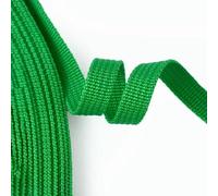 1 rollo = 45 m 10 mm de nailon de color de polipropileno de 0,8 mm de ancho, para coser, mochila, bolsa, cinturón, cinta trenzada, prendas de vestir, cintas tejidas a mano