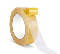 1 rollo Cinta Adhesiva de Doble Cara de Alta Resistencia, 2,9cm x 30m Cinta Adhesiva de Doble Cara Extrafuerte Transparente Double Sided Adhesive Tape con Malla de Fibra de Vidrio para Muros