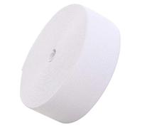 1 rollo Cintas Elásticas 5m×5cm,Cinchas tapiceria,Cinta elastica costura,Goma elastica costura,Elastico costura,Goma elastica,para ropa,pantalones,Elástica Blanca