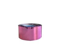 1 rollo de 3cm x 120M, Estampación en caliente, transferencia calor, servilleta laminada, dorado, tarjeta PVC relieve para estampado en caliente(Pink)