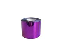 1 rollo de 5cm x 120M, 10 colores, lámina de estampación en caliente, transferencia de calor, tarjeta de visita de PVC en relieve for imprimir manualidades DIY(Purple)