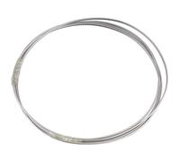 1 rollo de alambre de cuproníquel, pieza de guitarra, accesorio de repuesto para traste, calibre plateado, 1,6-2,9 mm, diapasón eléctrico
