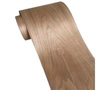 1 Rollo De Chapa De Madera De Nogal Negro. | Muebles de madera decoración altavoz gabinete bricolaje guitarra renovación de la piel(1pcs 20x250cm)