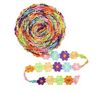 1 rollo de cinta de encaje floral para decoración de bodas, manualidades, costura, decoración, decoración de encaje