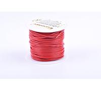 1 rollo de cordón de piel redondo sólido de 1,5 mm para fabricación de joyería